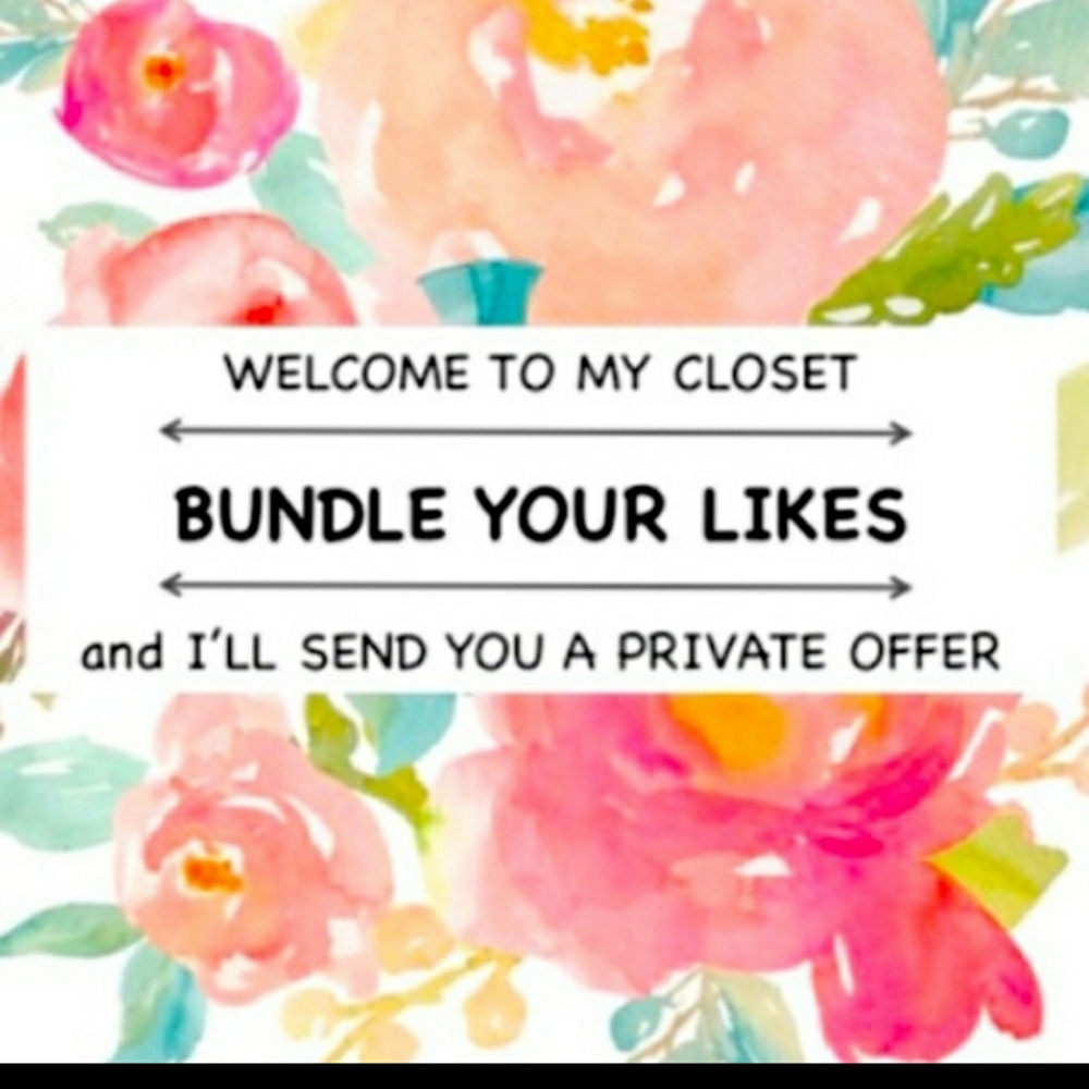 Bundle your favorite items and I will send you a private offer